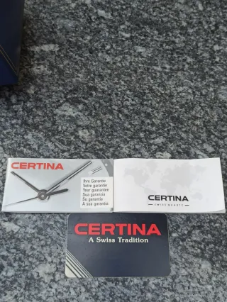 🇨🇭 CAJA CERTINA QUARTZ🇨🇭