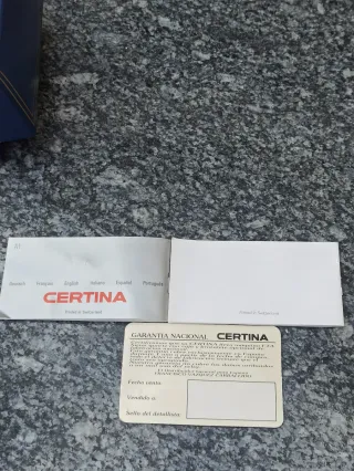 🇨🇭 CAJA CERTINA QUARTZ🇨🇭