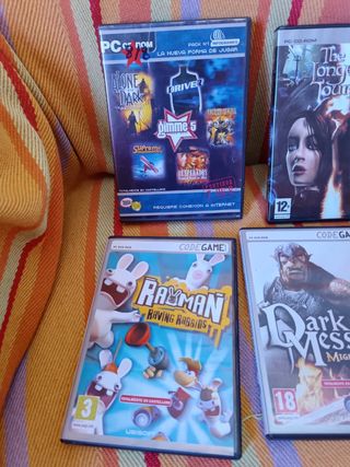 Lote 6 Videojuegos PC: Rayman, Driver, etc.