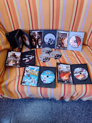Lote 6 Videojuegos PC: Rayman, Driver, etc.