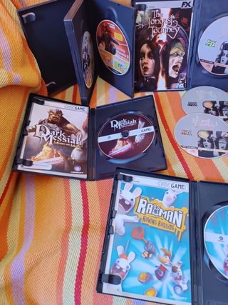 Lote 6 Videojuegos PC: Rayman, Driver, etc.