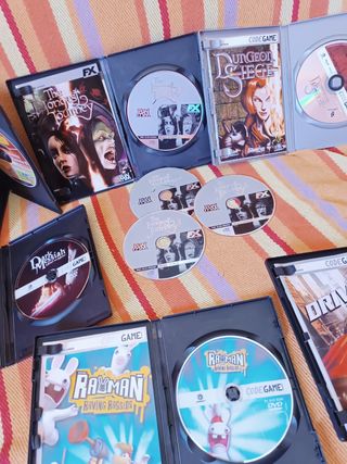 Lote 6 Videojuegos PC: Rayman, Driver, etc.