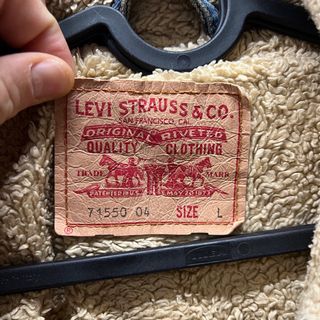 Giacca Jeans Levi's Sherpa Vintage 71550