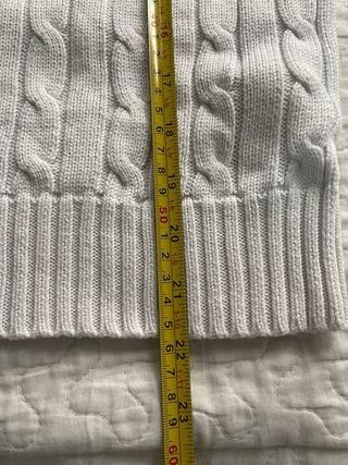 Jersey Polo Ralph Lauren V-Neck Cable Knit M