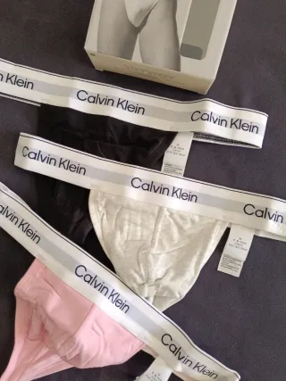 Calvin Klein Tanga Hombre Pack 3 Tallaw S y M