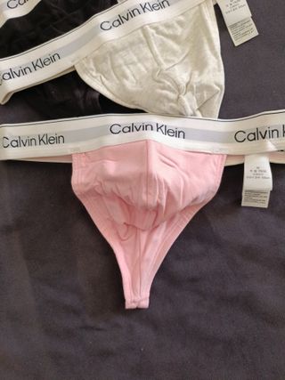 Calvin Klein Tanga Hombre Pack 3 Tallaw S y M