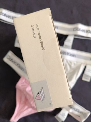 Calvin Klein Tanga Hombre Pack 3 Tallaw S y M