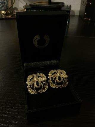 Pendientes Abeja oro 18 k
