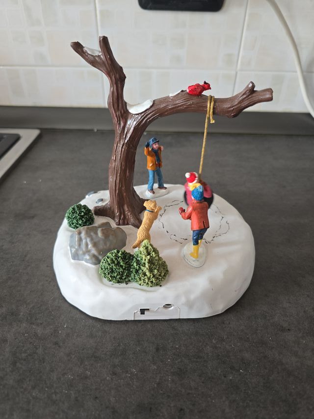 Villaggio Lemax Scena Invernale