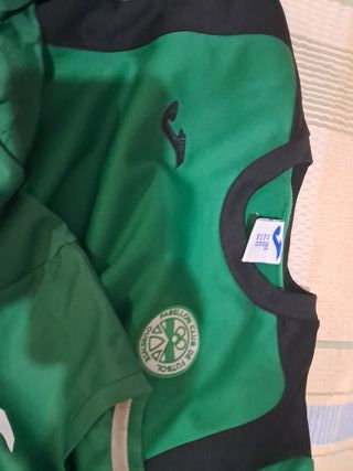 Equipación Pabellón CF Joma Verde/Negra