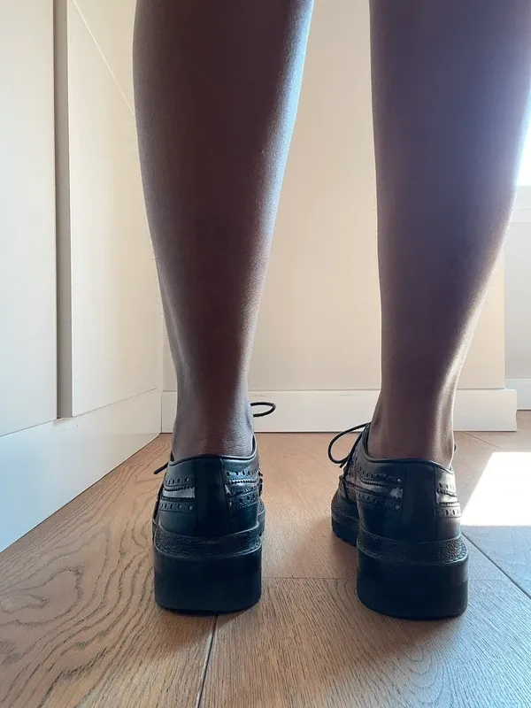 Zapatillas Pons Quintana negras y plateadas T.38