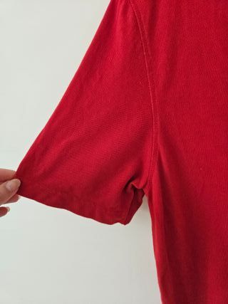 Polo Zara Man Rojo Slim Fit Talla L