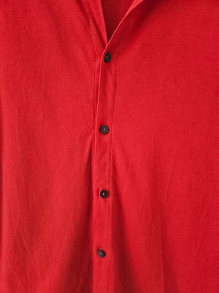 Polo Zara Man Rojo Slim Fit Talla L