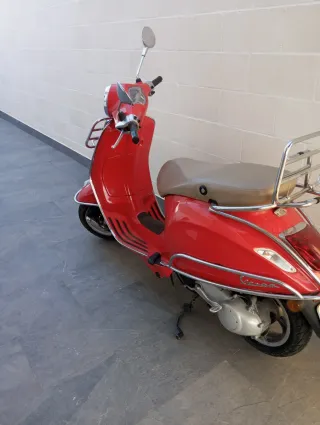 Vespa Primavera 50cc Ciclomotor Rojo