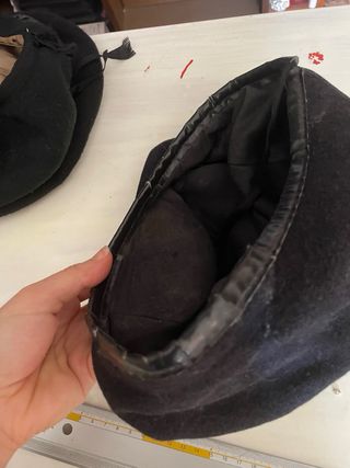 Basco cappello uomo vintage nero