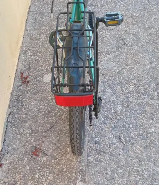 Bicicleta plegable 20 color verde