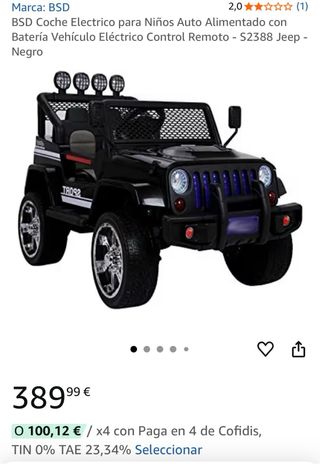 Coche Batería Niño