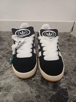 Adidas Campus Unisex Negro/Blanco