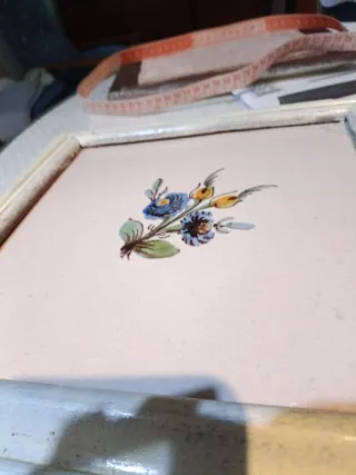 Ladrillo Cerámica Antiguo Pintadono puedo y tee bo