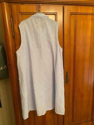 Vestido camisero rayas XXL