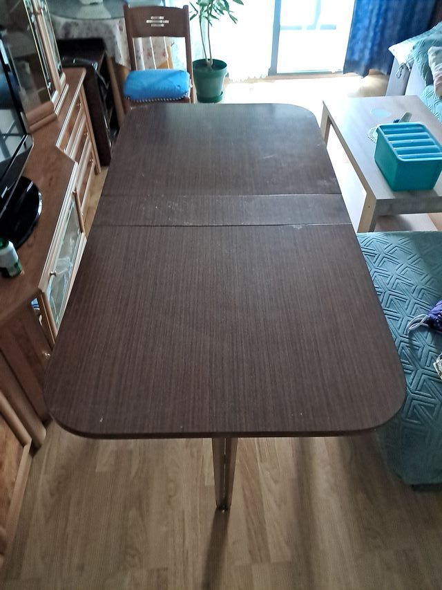 Mesa comedor plegable 1,56x 77x80