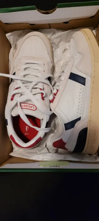 Zapatillas Lacoste Blancas y Azules