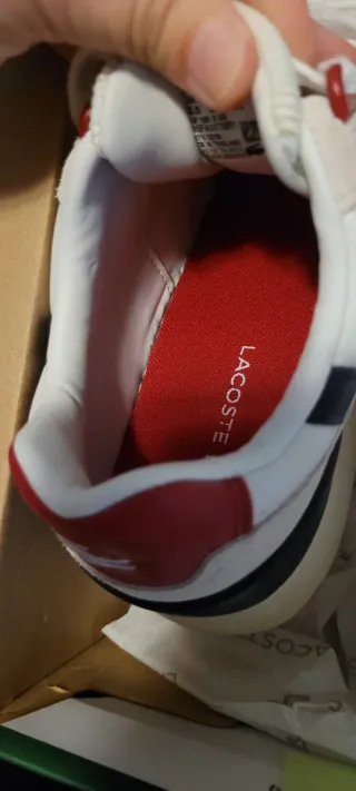 Zapatillas Lacoste Blancas y Azules