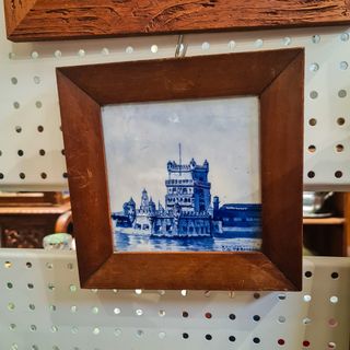 Painel Azulejo Torre de Belém c/ Moldura