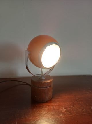 Lampada Eyeball Zonca base legno