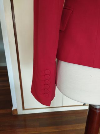 Chaqueta roja mujer