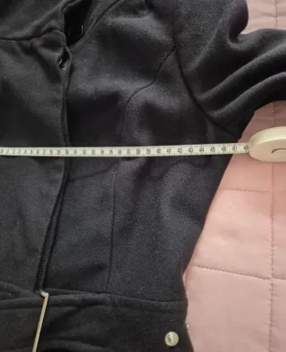 Patrizia Pepe Cappotto Nero Taglia 44