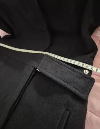 Patrizia Pepe Cappotto Nero Taglia 44