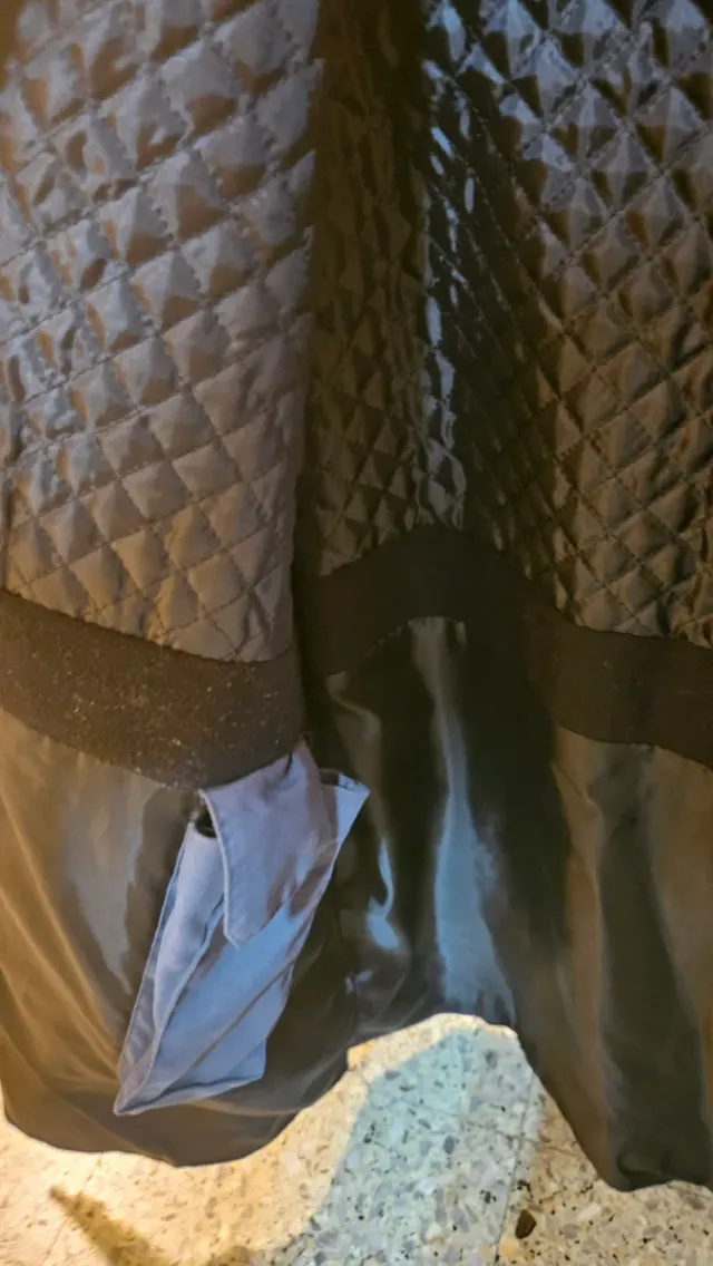 Abrigo Clásico Hombre Docayro Talla 54 Negro.