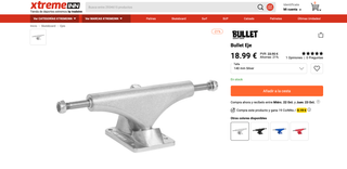 Ejes Skate Bullet TKP 137mm