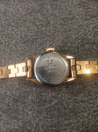 Reloj Cauny Lady chapado en oro vintage