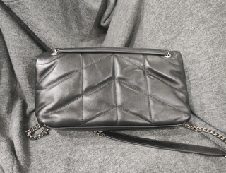 Bolso YSL Negro Piel Acolchado Cadena