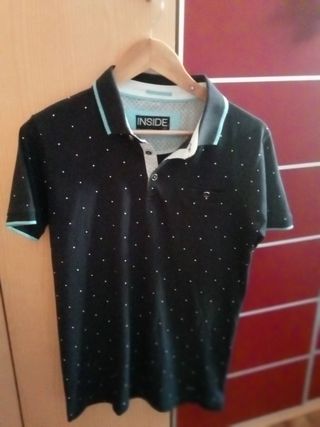 Camisetas Negras con Estampado Blanco
