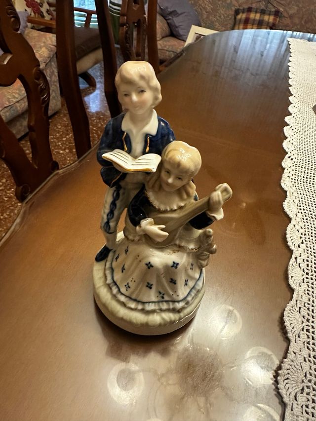 Figuras porcelana músicales antigua