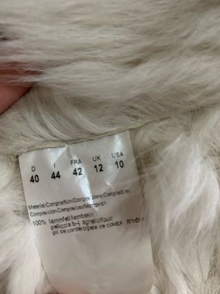 Chaqueta Piel Hugo Boss Mujer Beige