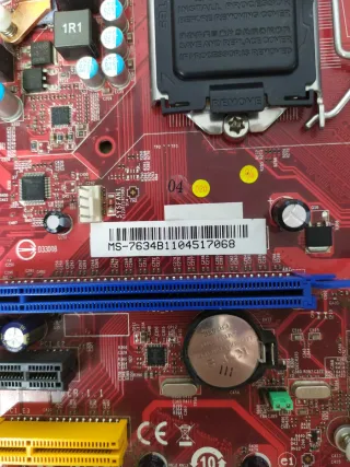 Placa Base MSI MS-7634 LGA 1156 DDR3 H55