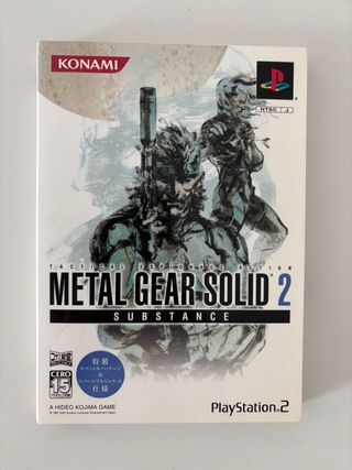 Metal Gear Solid 2 Substance PS2 Japonés