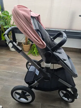 Carro Bebé Bugaboo Fox 3 Gris/Rosa