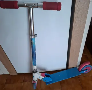 Patin infantil azul y rosa