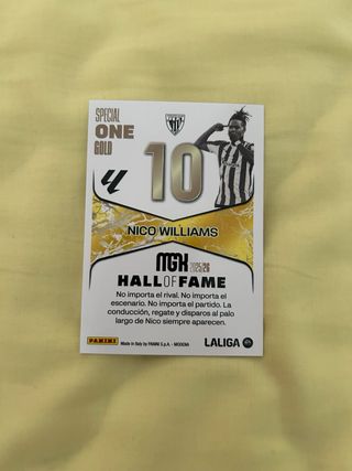 Carta MGK 2025/26 Special One Gold Nico WillWillia