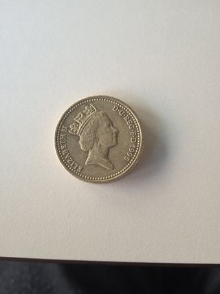 Moneda de 1 Libra Dragón Galés