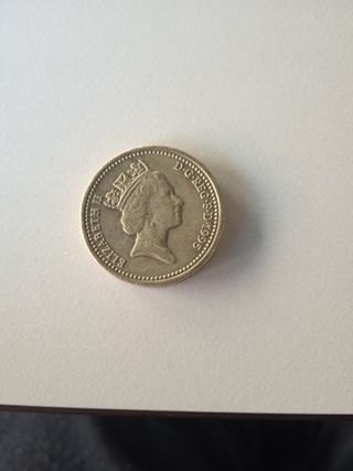 Moneda de 1 Libra Dragón Galés