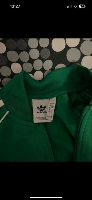 Felpa Adidas verde nuova taglia XS