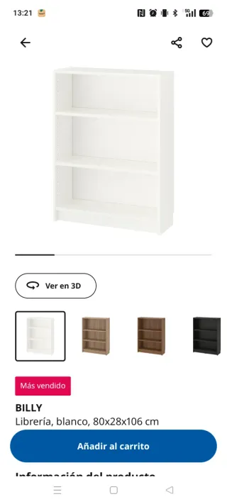 Escritorio Extensible y Estantería Ikea Billy