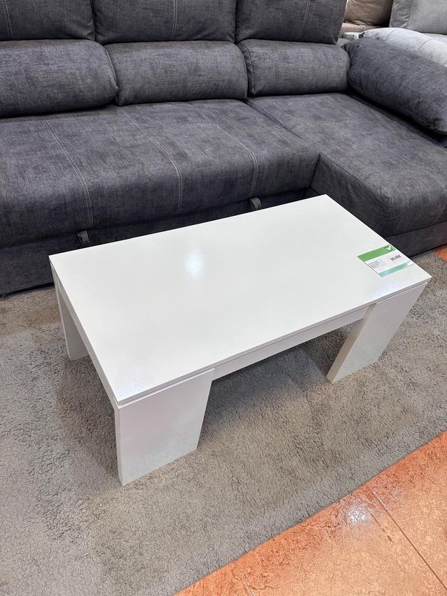 Mesa centro madera con arcón