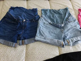 Lote de 8 Pantalones y 3 camisetas premamá.